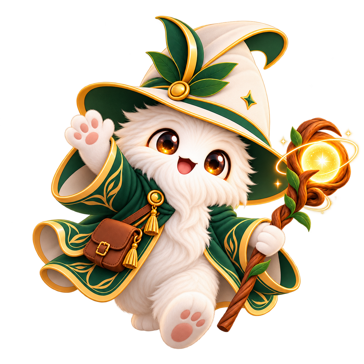 Mani, your friendly emerald-and-gold manifestation companion